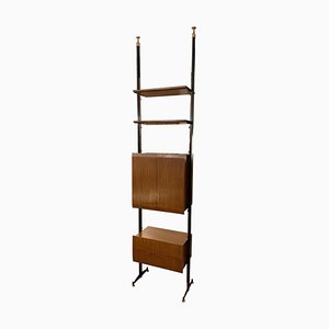 Mid Century Italian Wooden Wall Unit, 1960s-FGA-1077008