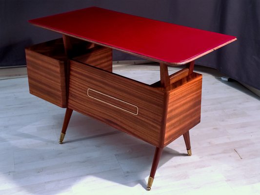 Mid-Century Italian Writing Desk attributed to La Permanente Mobili Cantù, 1955-MTX-1770544