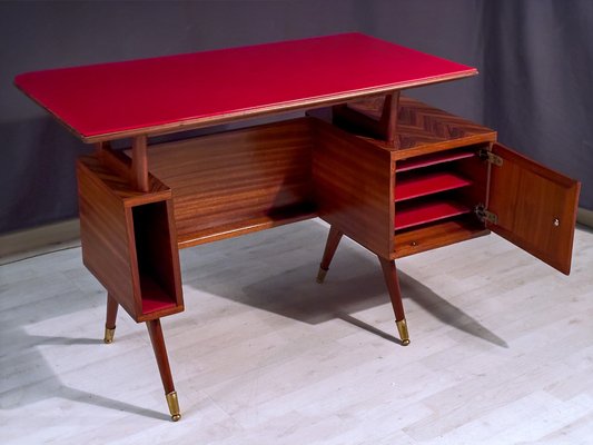 Mid-Century Italian Writing Desk attributed to La Permanente Mobili Cantù, 1955-MTX-1770544