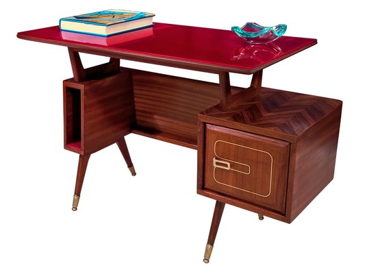 Mid-Century Italian Writing Desk attributed to La Permanente Mobili Cantù, 1955-MTX-1770544