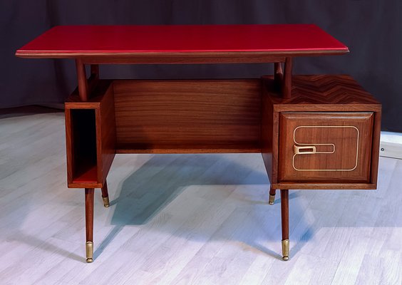 Mid-Century Italian Writing Desk attributed to La Permanente Mobili Cantù, 1955-MTX-1770544