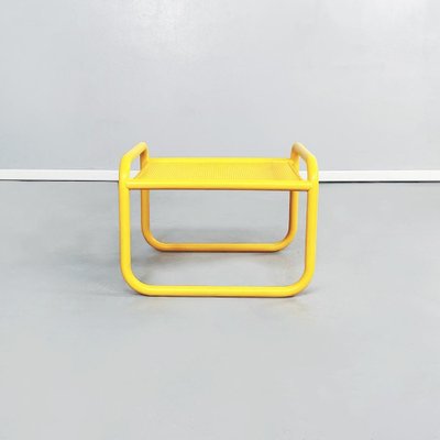 Mid-Century Italian Yellow Locus Solus Foot Stool by Gae Aulenti for Poltronova, 1960s-GDD-1274848