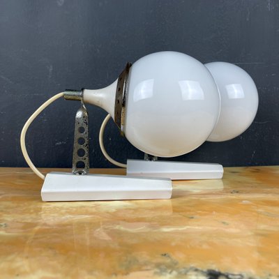 Mid-Century Itlian White Sconces by Targetti Sankey, 1960s Set of 2-WQC-899197