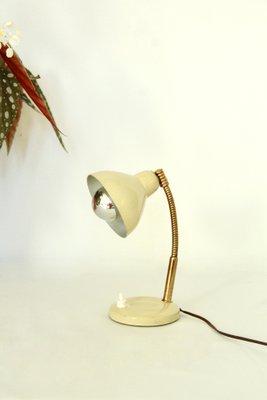 Mid-Century Ivory Table Lamp, Italy, 1950s-HUY-1748940