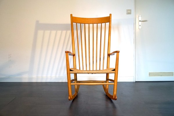 Mid-Century J16 Rocking Chair by Hans Wegner for FDB Mobler, 1960s-CIP-2026928