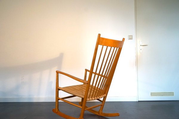 Mid-Century J16 Rocking Chair by Hans Wegner for FDB Mobler, 1960s-CIP-2026928