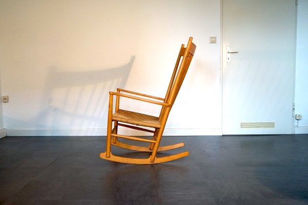 Mid-Century J16 Rocking Chair by Hans Wegner for FDB Mobler, 1960s-CIP-2026928