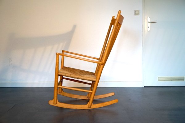 Mid-Century J16 Rocking Chair by Hans Wegner for FDB Mobler, 1960s-CIP-2026928