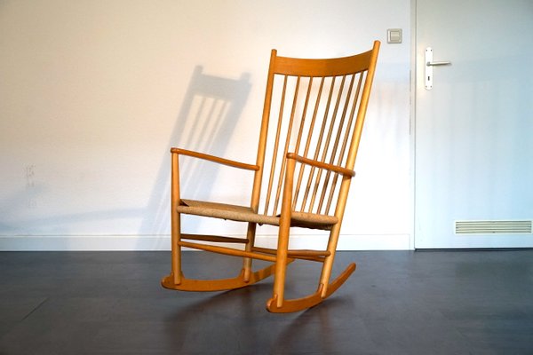 Mid-Century J16 Rocking Chair by Hans Wegner for FDB Mobler, 1960s-CIP-2026928