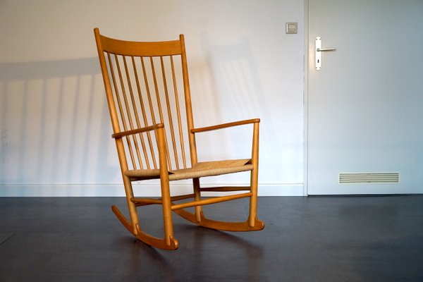 Mid-Century J16 Rocking Chair by Hans Wegner for FDB Mobler, 1960s-CIP-2026928