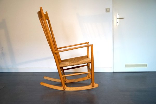 Mid-Century J16 Rocking Chair by Hans Wegner for FDB Mobler, 1960s-CIP-2026928