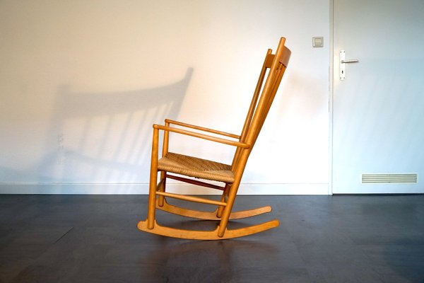 Mid-Century J16 Rocking Chair by Hans Wegner for FDB Mobler, 1960s-CIP-2026928