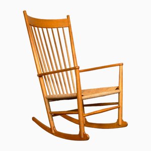 Mid-Century J16 Rocking Chair by Hans Wegner for FDB Mobler, 1960s-CIP-2026928