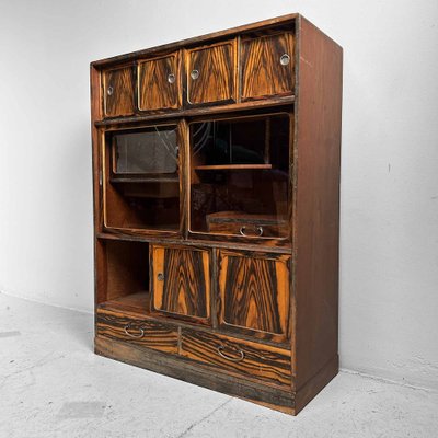 Mid-Century Japanese Cha Tansu Shōwa Tea Cabinet, 1930s-DWL-1786390