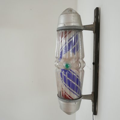 Mid-Century Japanese Glass Barber's Wall Light-JRP-1003578