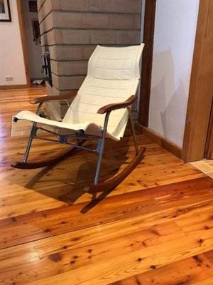 Mid-Century Japanese Rocking Chair by Takeshi Nii