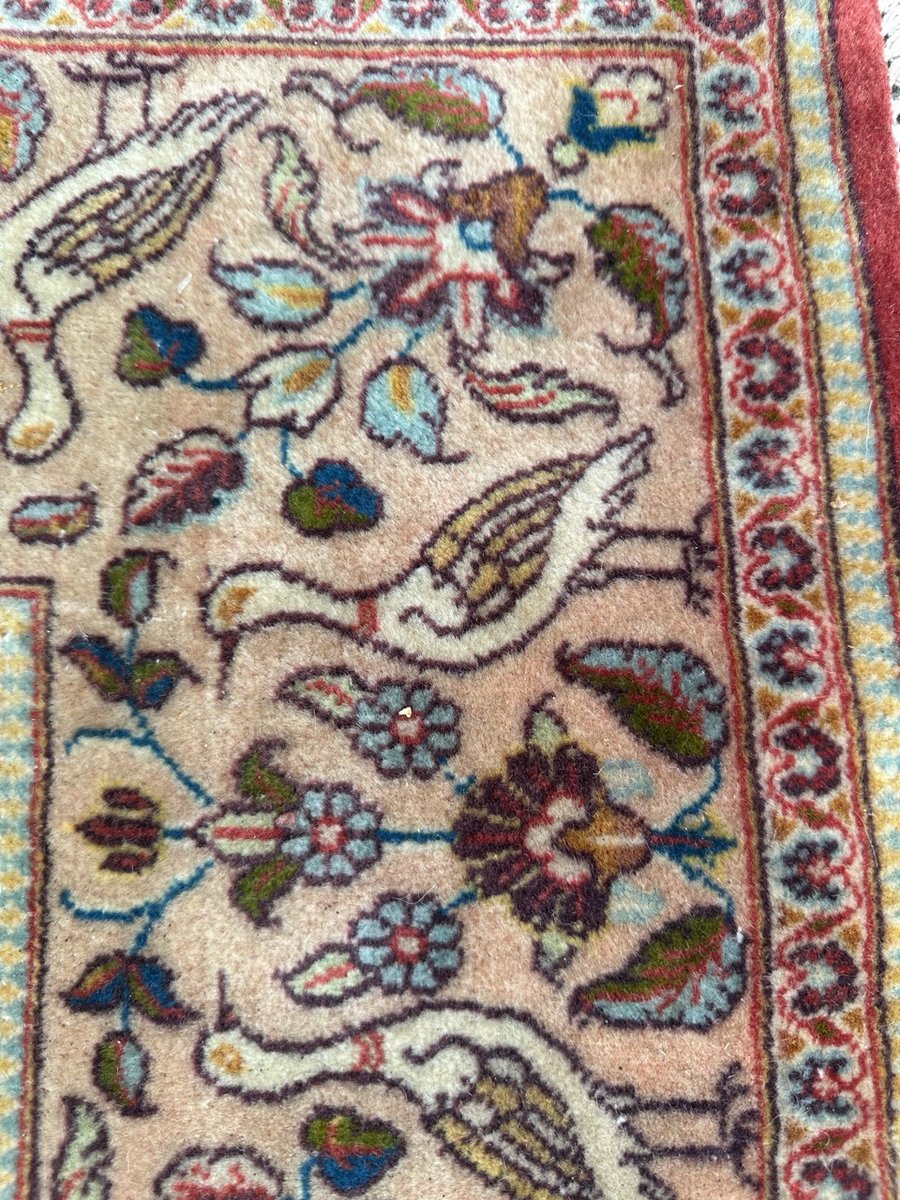 Mid-Century Kashan Dabir Rug from Bobyrugs, 1950s