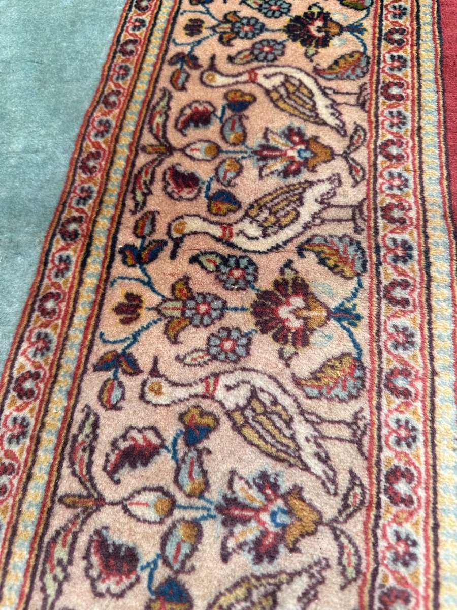 Mid-Century Kashan Dabir Rug from Bobyrugs, 1950s