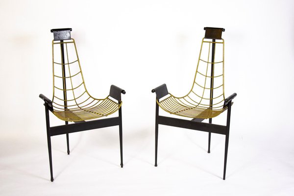 Mid-Century Katavolos T Armchairs, 1955, Set of 2-MBH-1032337