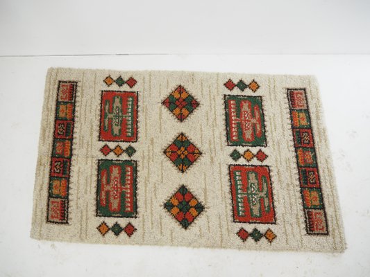 Mid-Century Kelim Brussels Style Rug in Wool, 1960s-TZ-1256622