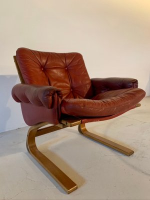 Mid-Century Kengu Lounge Chair by Elsa & Nordahl Solheim for Rykken-WID-844868