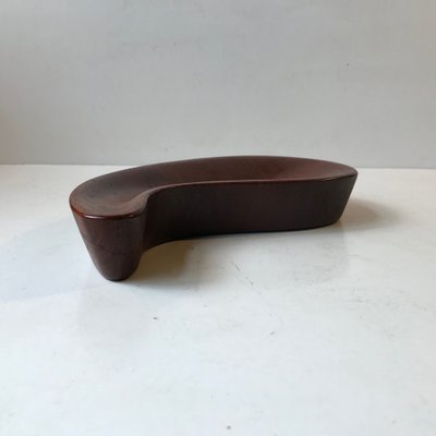 Mid-Century Kidney-Shaped Teak Bowl, 1960s-LCR-975975