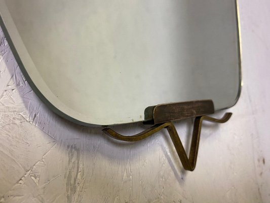 Mid-Century Kidney Shaped Wall Mirror-GPQ-1739455