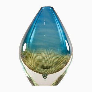 Mid-Century Kraka Glass Vase by Sven Palmqvist for Orrefors, 1960s-WIX-1194026