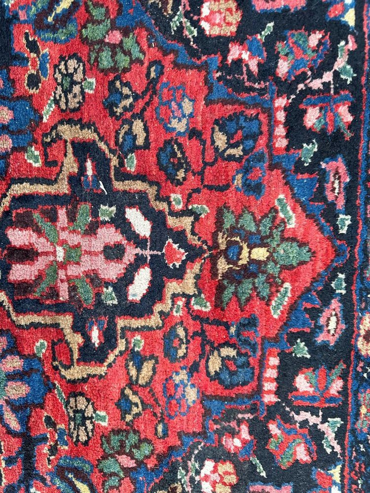 Mid-Century Kurdish Rug, 1940s