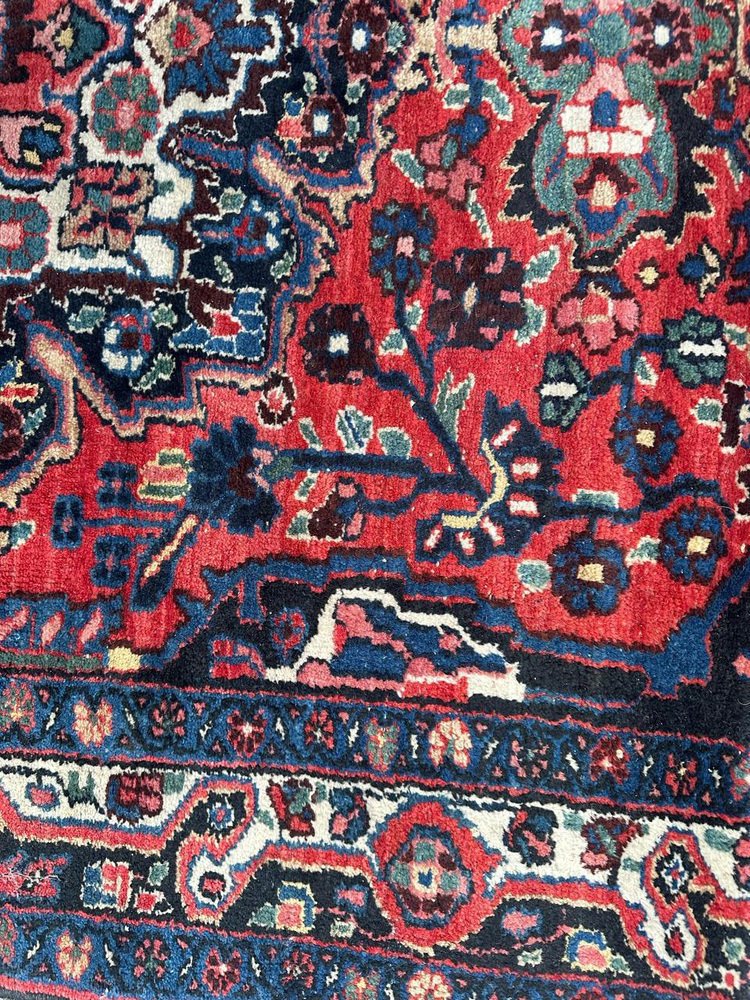 Mid-Century Kurdish Rug, 1940s