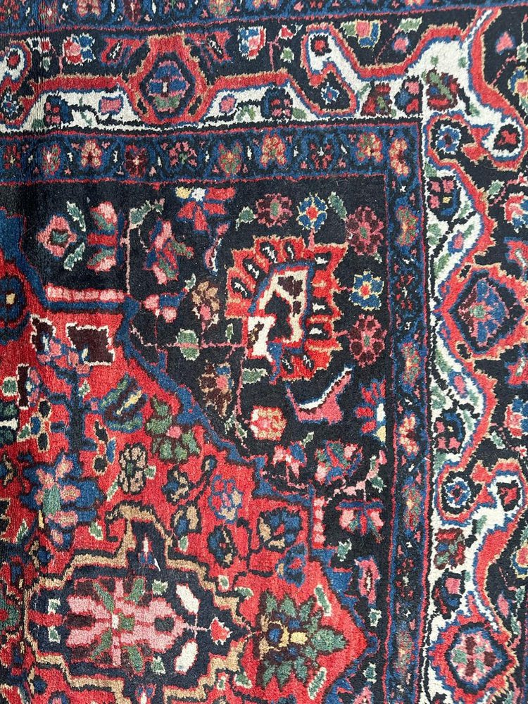 Mid-Century Kurdish Rug, 1940s