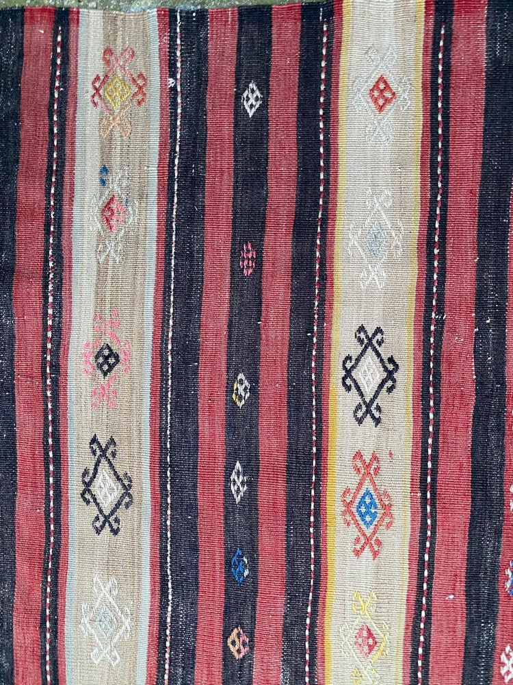 Mid-Century Kurdish Runner Kilim