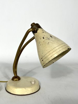 Mid-Century Lacquered Brass Orientable Table Lamp Attributed to Arredoluce, 1950s-OT-1306200