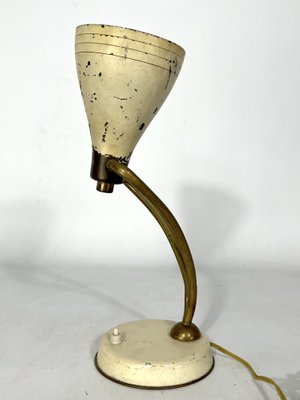 Mid-Century Lacquered Brass Orientable Table Lamp Attributed to Arredoluce, 1950s-OT-1306200