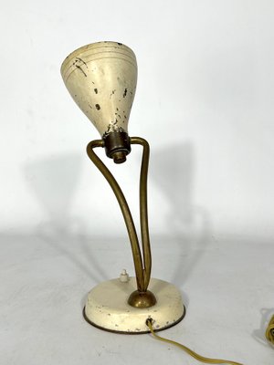 Mid-Century Lacquered Brass Orientable Table Lamp Attributed to Arredoluce, 1950s-OT-1306200