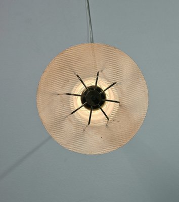 Mid-Century Lamp in Brass and Glass, Italy, 1950s-ZST-1804060