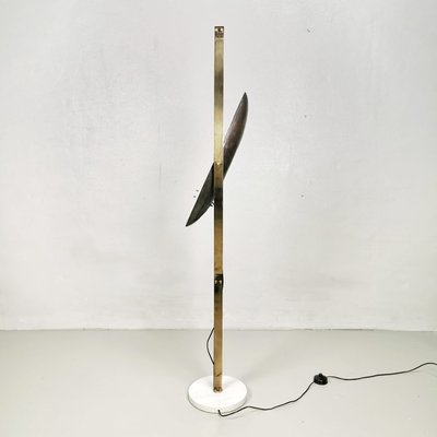 Mid-Century Lamp in Brass, Marble, Copper and White Acrylic Glass by Goffredo Reggiani for Reggiani, 1960s-PRS-1057133