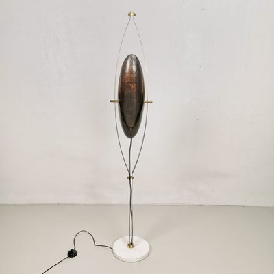 Mid-Century Lamp in Brass, Marble, Copper and White Acrylic Glass by Goffredo Reggiani for Reggiani, 1960s-PRS-1057133