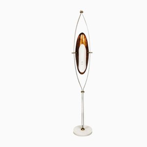 Mid-Century Lamp in Brass, Marble, Copper and White Acrylic Glass by Goffredo Reggiani for Reggiani, 1960s-PRS-1057133