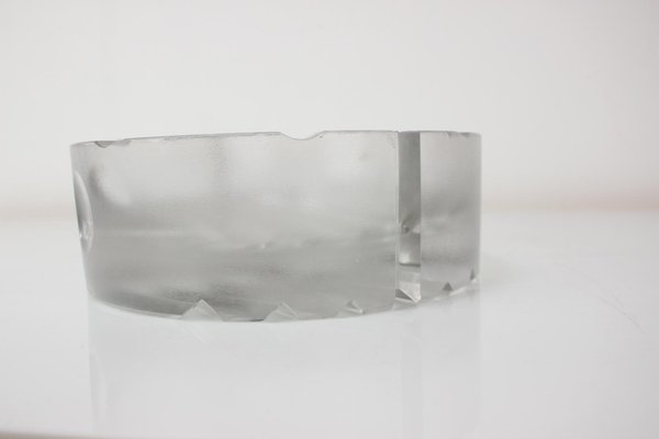 Mid-Century Large Ashtray from Bohemia Glass, 1970s-TZ-1291256