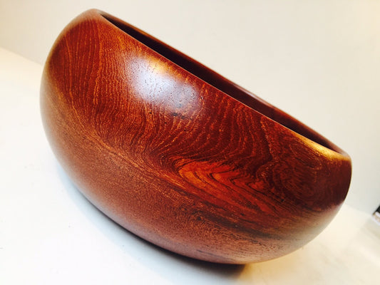 Mid-Century Large Danish Teak Bowl from Kay Bojesen, 1950s