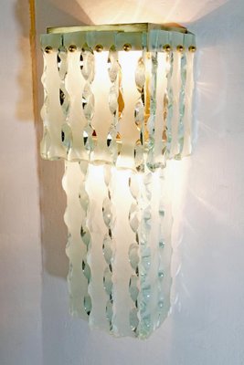 Mid-Century Large Murano Wall Sconces, Italy, Set of 2-FO-1281302