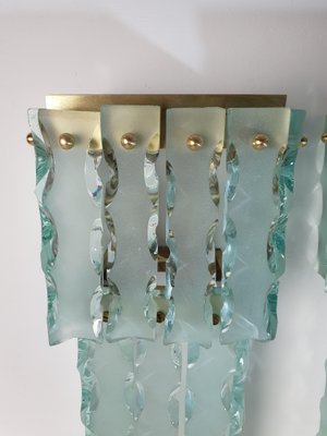 Mid-Century Large Murano Wall Sconces, Italy, Set of 2-FO-1281302