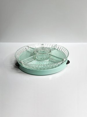 Mid-Century Lazy Susan, 1950s, Set of 6-VTK-2035650