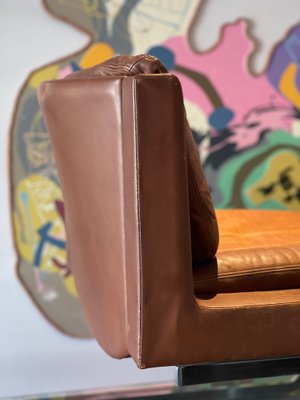 Mid-Century Leather Armchair Ds-201 by Robert Haussmann for de Sede, Switzerland, 1957-LA-1957802