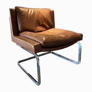 Mid-Century Leather Armchair Ds-201 by Robert Haussmann for de Sede, Switzerland, 1957-LA-1957802