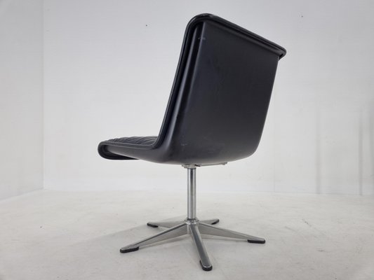 Mid-Century Leather Desk Chair by Delta Wilkhahn, 1970s-TZ-1130624