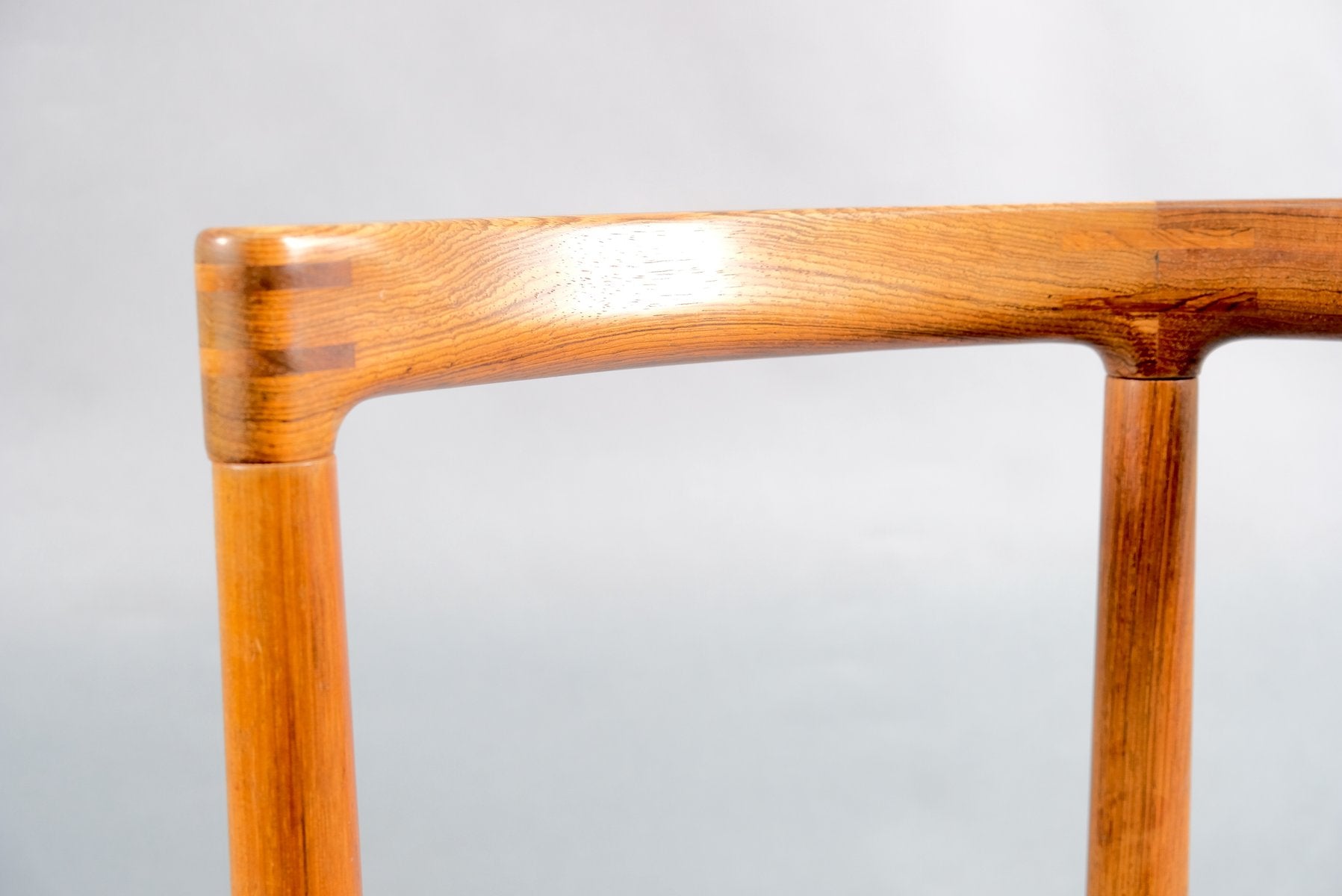 Mid-Century Leather Model 125 Dining Chair by Ole Gjerløv-Knudsen & Torben Lind for France & Søn / France & Daverkosen