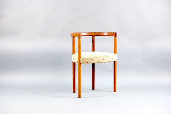 Mid-Century Leather Model 125 Dining Chair by Ole Gjerløv-Knudsen & Torben Lind for France & Søn / France & Daverkosen-CIP-782914