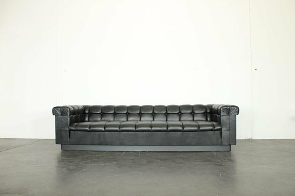 Mid-Century Leather Model 5407 Sofa by Edward Wormley for Dunbar,1960s-VGV-862409